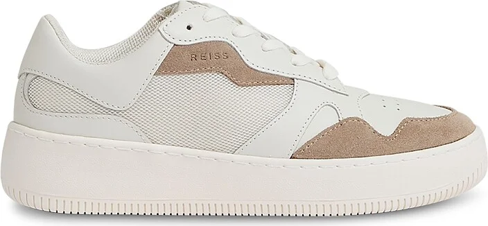 Reiss Women's Mesh Low Top Trainer Sneakers
