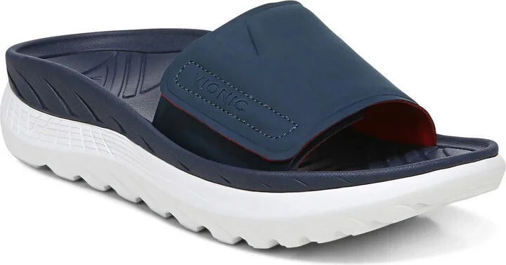 Rejuvenate I0899S1400 Sandals Women 5 Navy Open Toe Comfort Slide ZPO1934
