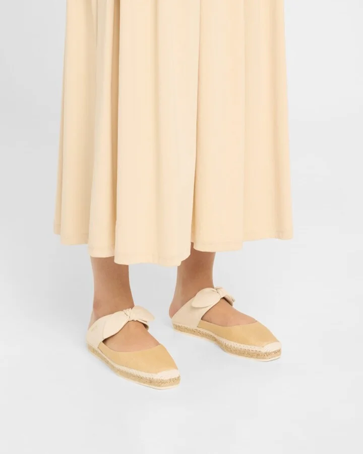 Reka Raffia and Leather Flats - Image 7