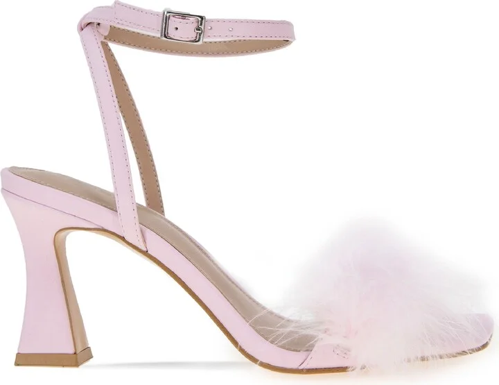 Relby Faux Feather Sandal - Image 4