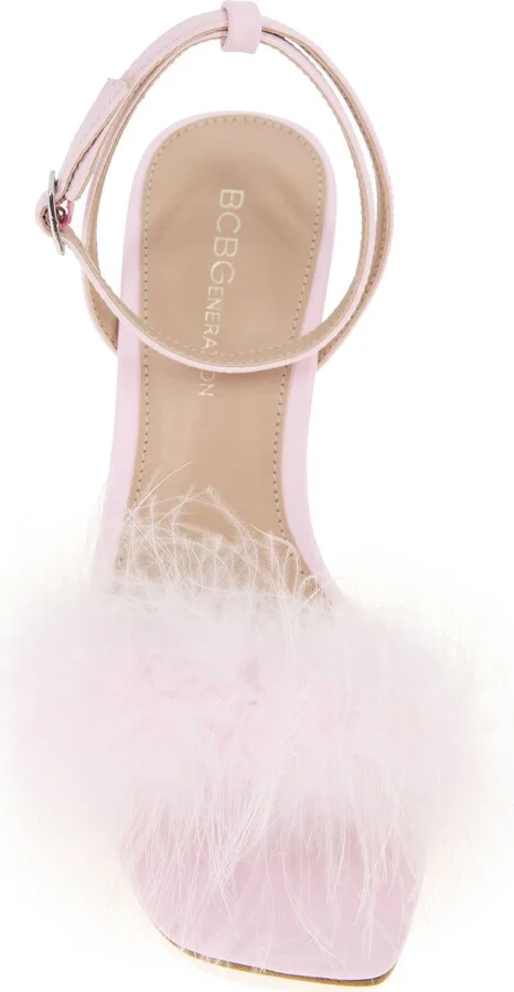 Relby Faux Feather Sandal - Image 5