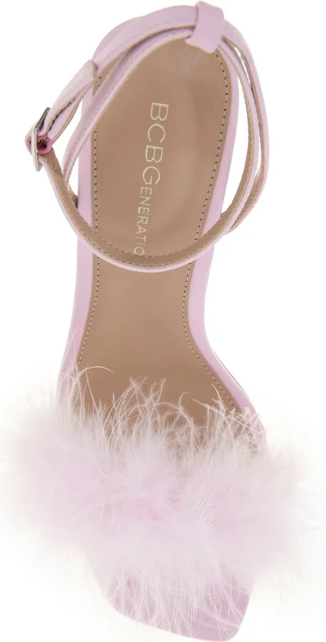 Relby Faux Feather Sandal - Image 6
