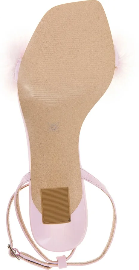 Relby Faux Feather Sandal - Image 7