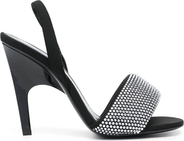 Rem 105mm crystal-embellished sandals