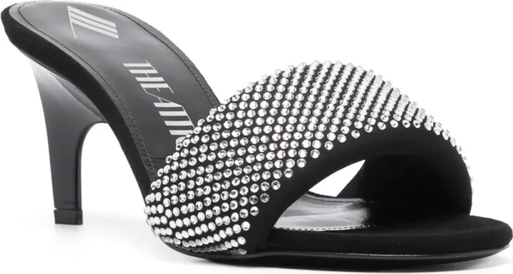Rem 60mm crystal-embellished mules - Image 2