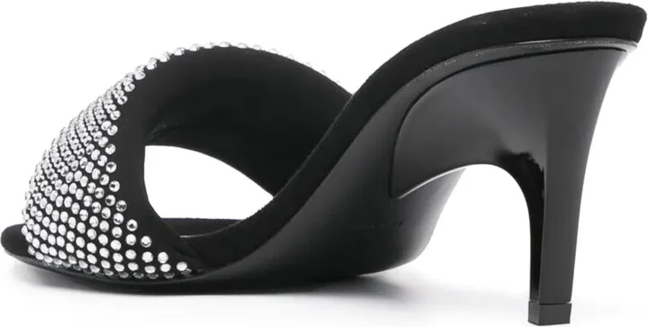 Rem 60mm crystal-embellished mules - Image 3