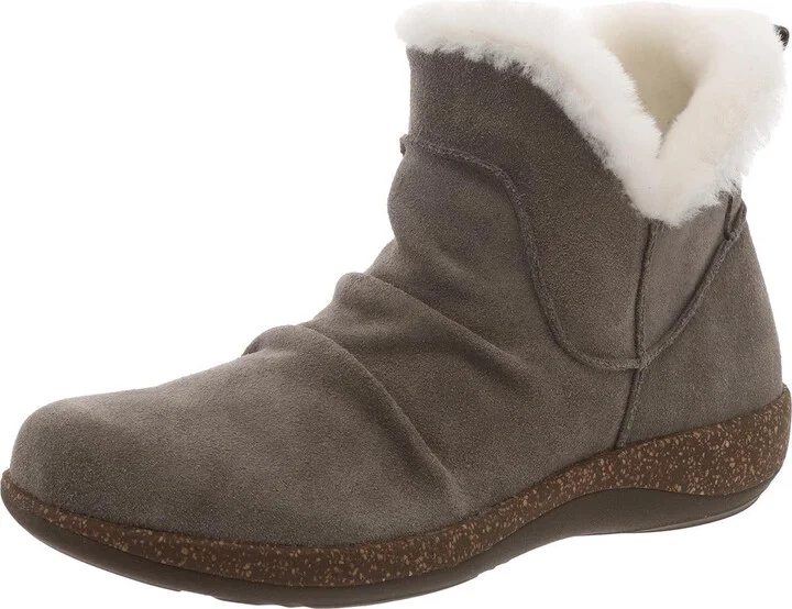 Remi Womens Leather Winter Mid-Calf Boots