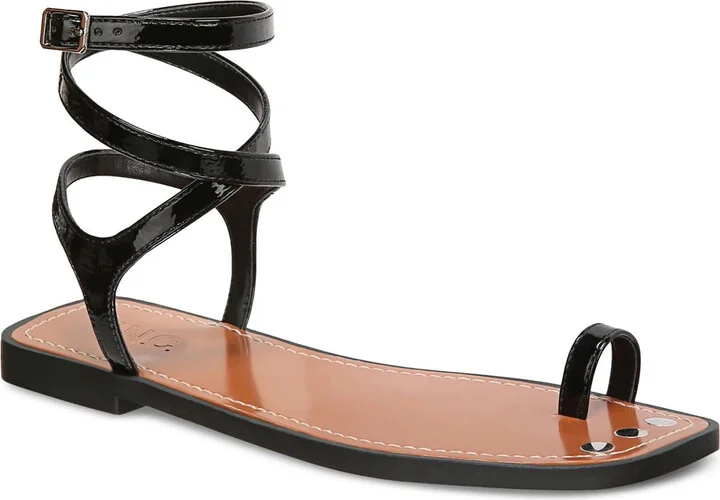 REMMIE Womens Flats Ankle strap Gladiator Sandals