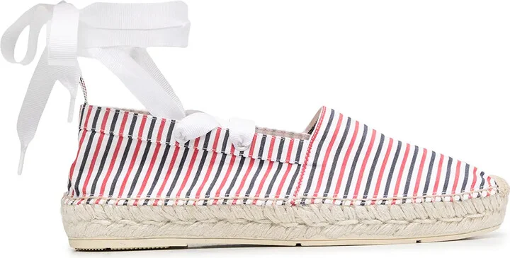 Removable Ankle Tie Espadrilles