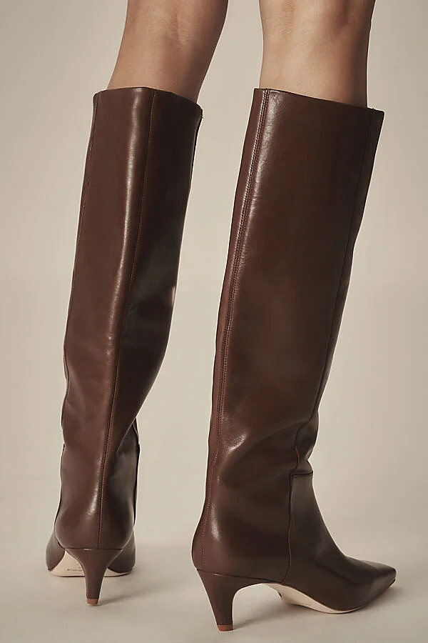 Remy Kitten-Heel Knee Boots - Image 3