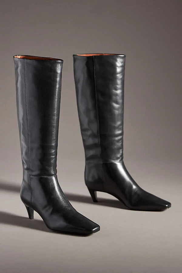 Remy Kitten-Heel Knee Boots - Image 2