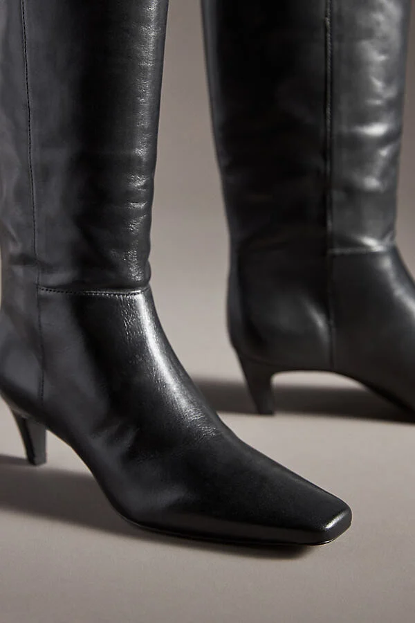 Remy Kitten-Heel Knee Boots - Image 3