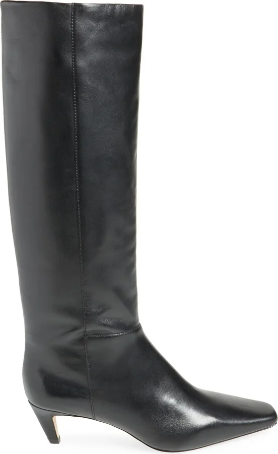 Remy Knee High Kitten Heel Boot - Image 3