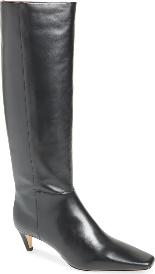 Remy Knee High Kitten Heel Boot