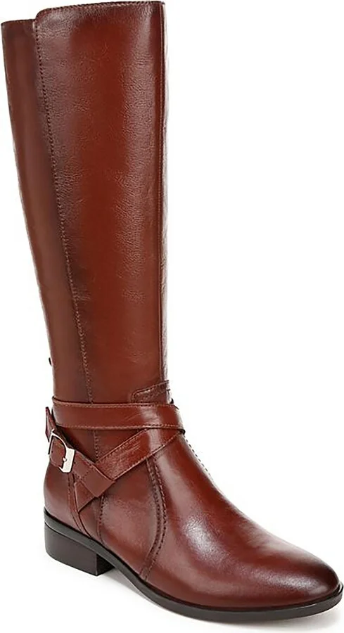 Rena 2 Womens Leather Tall Knee-High Boots