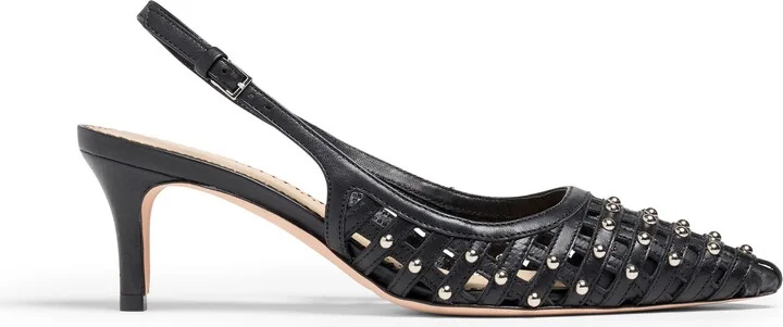 Rena Cage Studded Slingback Pointed Toe Pump - Image 2