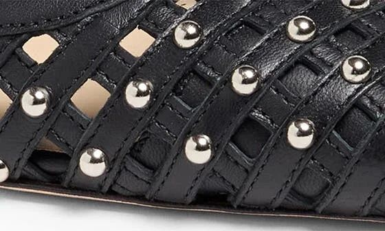 Rena Cage Studded Slingback Pointed Toe Pump - Image 4
