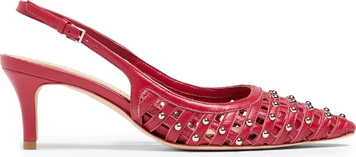 Rena Cage Studded Slingback Pointed Toe Pump - Image 5