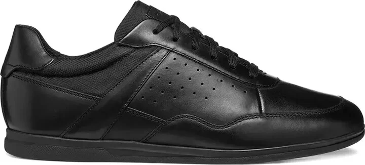 Renan perforated leather lace-up sneakers