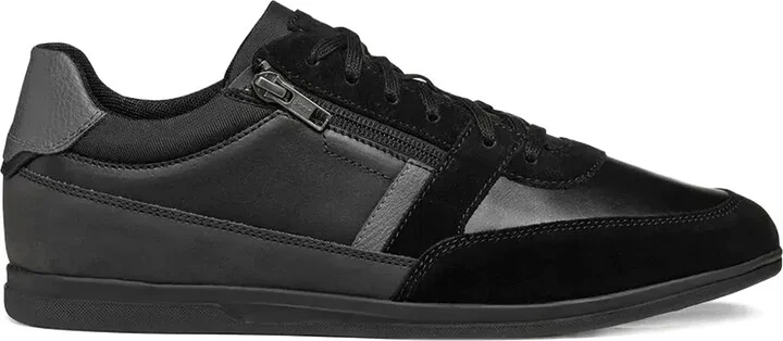 Renan zip-detail suede sneakers