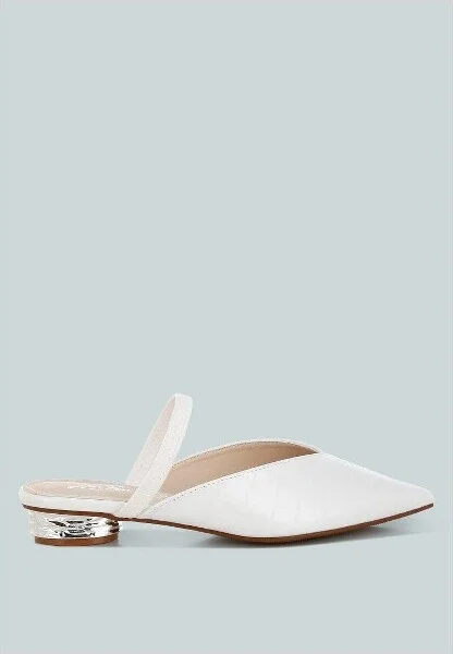 Renata Fantasy Heel Croco Mules Women