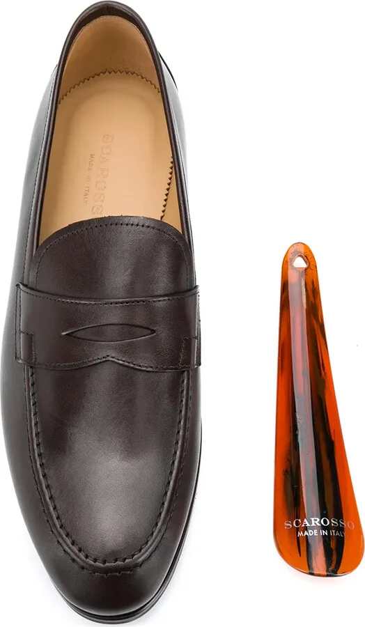 Renato almond toe loafers - Image 4