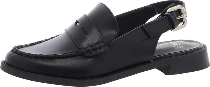 Renaud Womens Faux Leather Mules Slingbacks