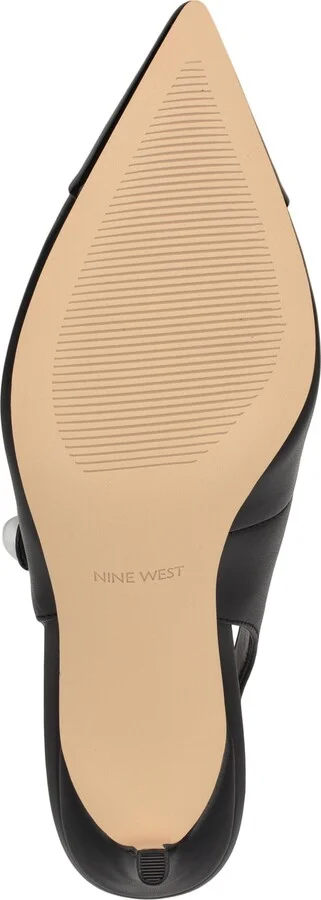 Rendez Slingback Pointed Cap Toe Mary Jane Pump - Image 10