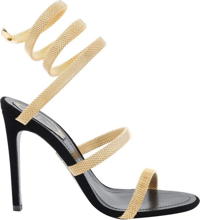 Rene Caovilla Around Ankle Strap Heeled Sandals