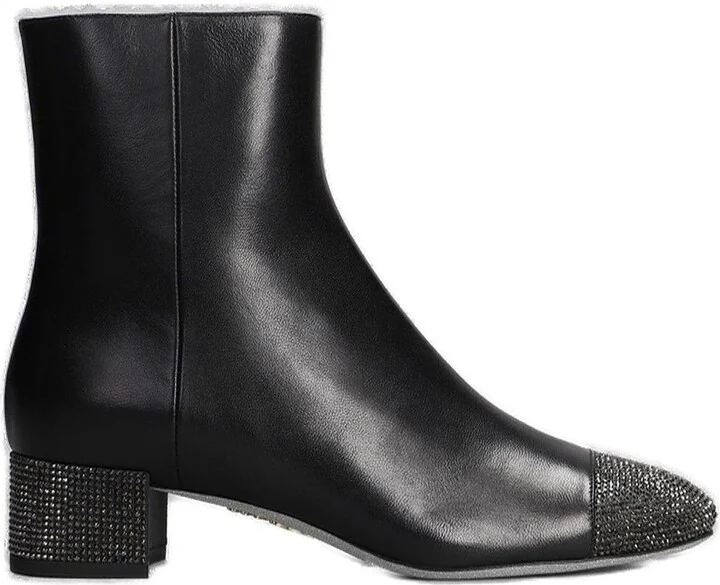 René Caovilla Bonnie Low Heeled Ankle Boots