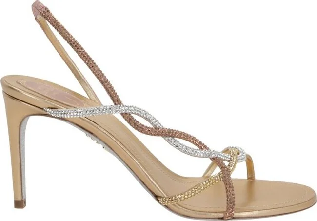 René Caovilla Braid Sandals