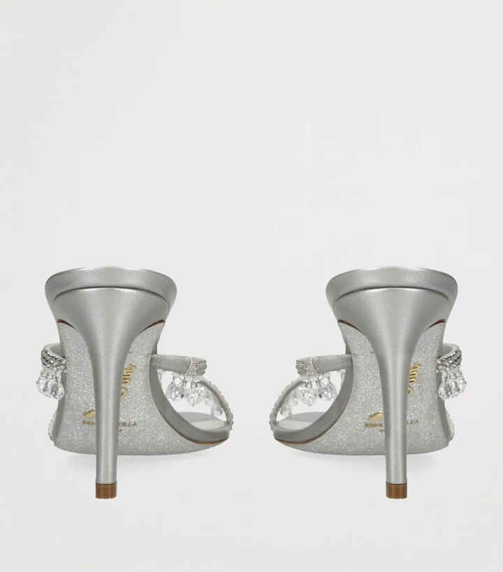 René Caovilla Chandelier Heeled Mules 80 - Image 2