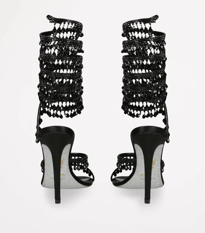 René Caovilla Chandelier Heeled Sandals 105 - Image 2