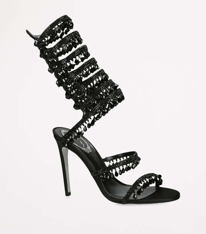René Caovilla Chandelier Heeled Sandals 105 - Image 3
