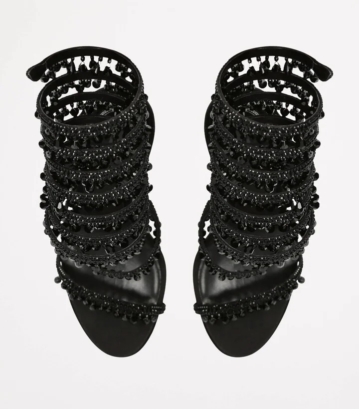 René Caovilla Chandelier Heeled Sandals 105 - Image 4