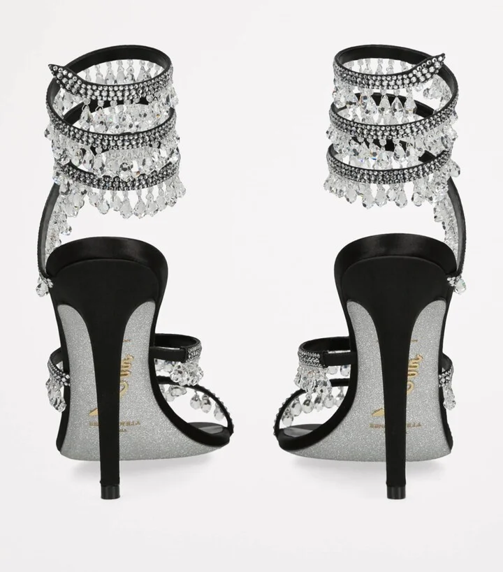 René Caovilla Chandelier Heeled Sandals 105 - Image 2