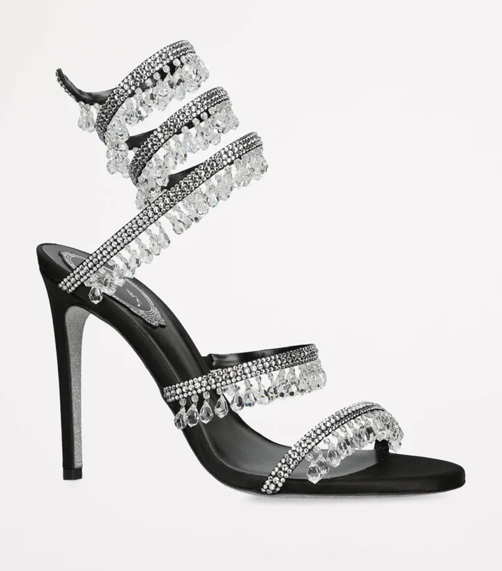 René Caovilla Chandelier Heeled Sandals 105 - Image 3