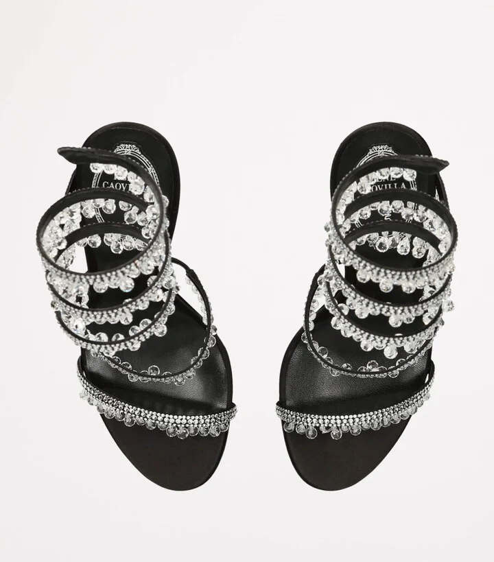 René Caovilla Chandelier Heeled Sandals 105 - Image 4