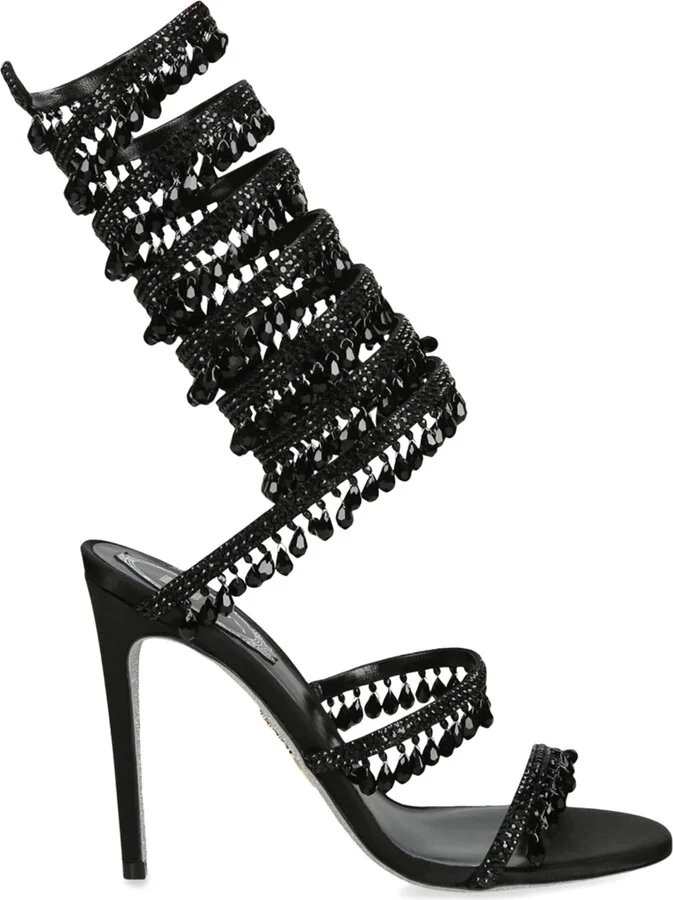René Caovilla Chandelier Heeled Sandals 105