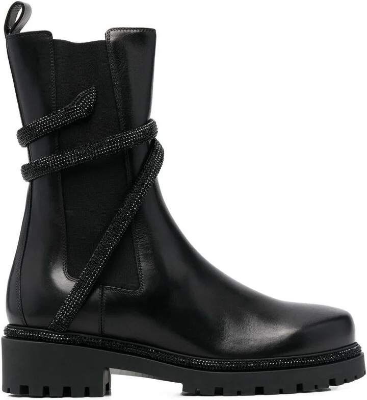 RENE' CAOVILLA Cleo Biker Boots