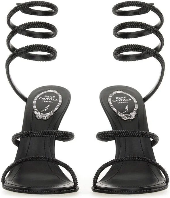René Caovilla "Cleo" Sandal With Crystals - Image 2