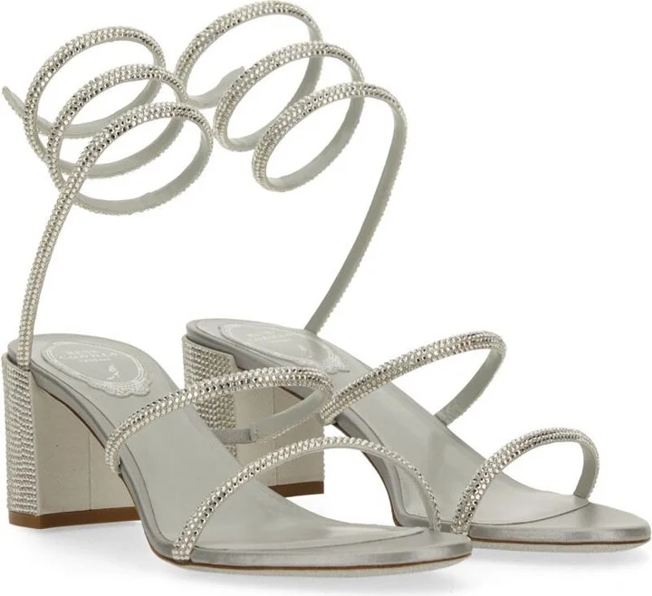 René Caovilla "Cleo" Sandal With Crystals - Image 2