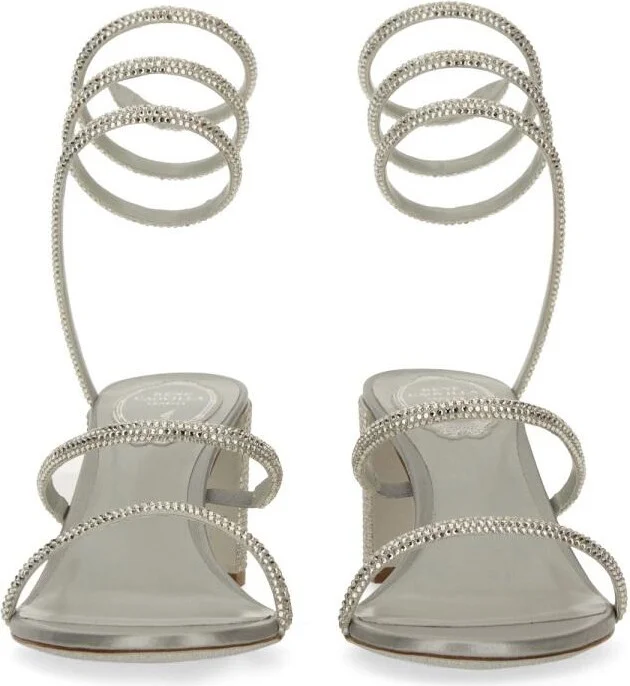 René Caovilla "Cleo" Sandal With Crystals - Image 4