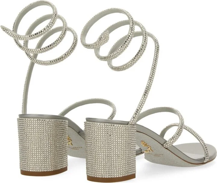 René Caovilla "Cleo" Sandal With Crystals - Image 5