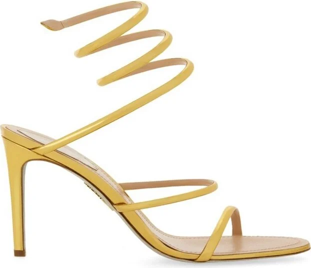 René Caovilla Cleo Spiral Strap Sandals
