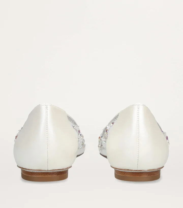 René Caovilla Crystal-Embellished Ballet Flats - Image 2