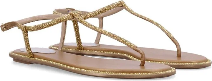 René Caovilla Crystals Diana Thong Sandals - Image 2