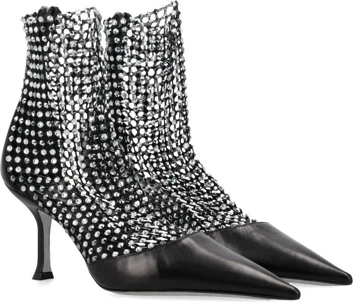 René Caovilla Decollete Sock Crystal - Image 2