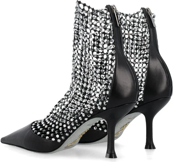 René Caovilla Decollete Sock Crystal - Image 4