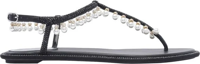 René Caovilla Diana Embellished Sandals